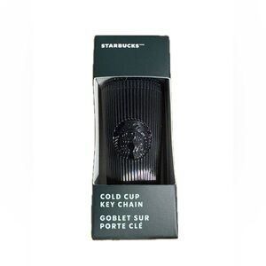 Starbucks Black and Gold Key Chain